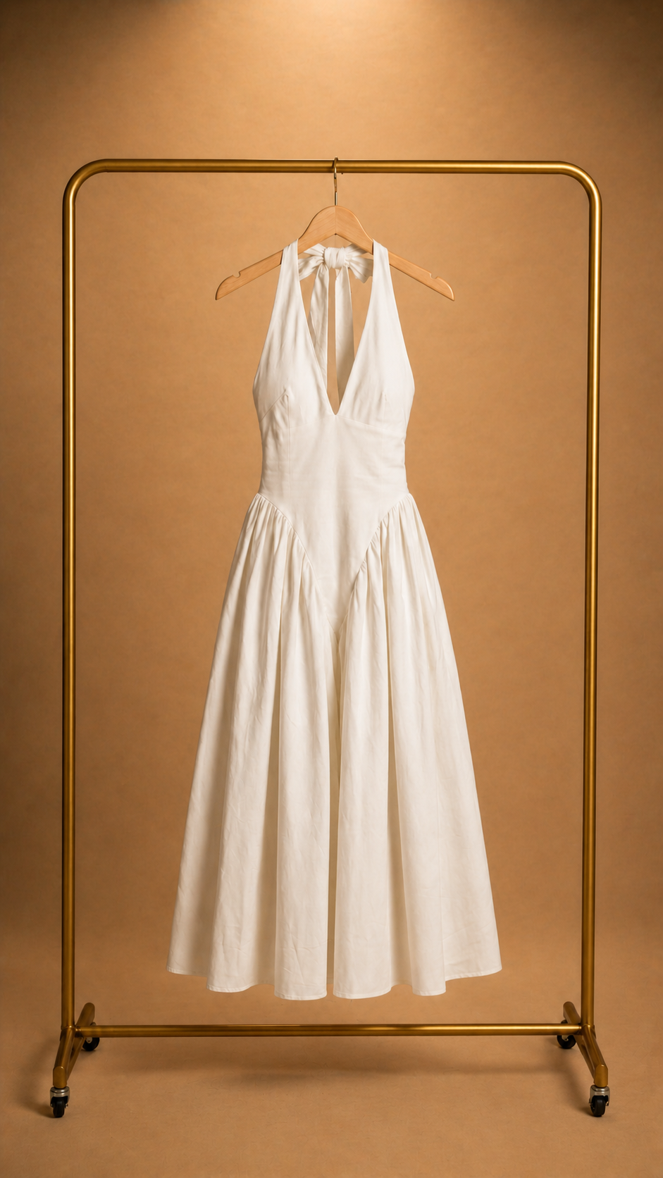 Vestido Adelina — Blanco Óptico