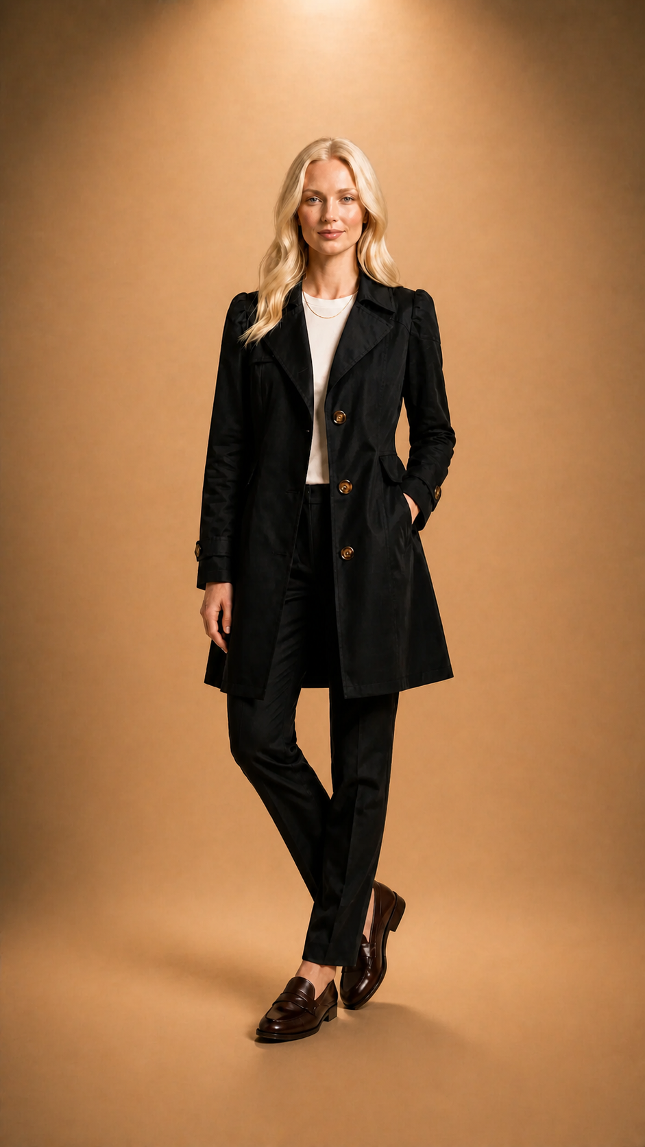 Gabardina Mujer Elegance Premium