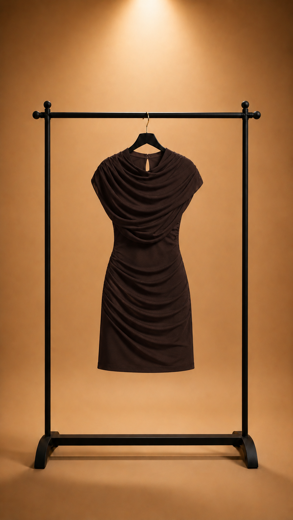 Vestido Draped Elegance
