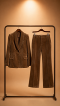 Conjunto Velvet Elegante™ – Americana &amp; Pantalón Wide Leg