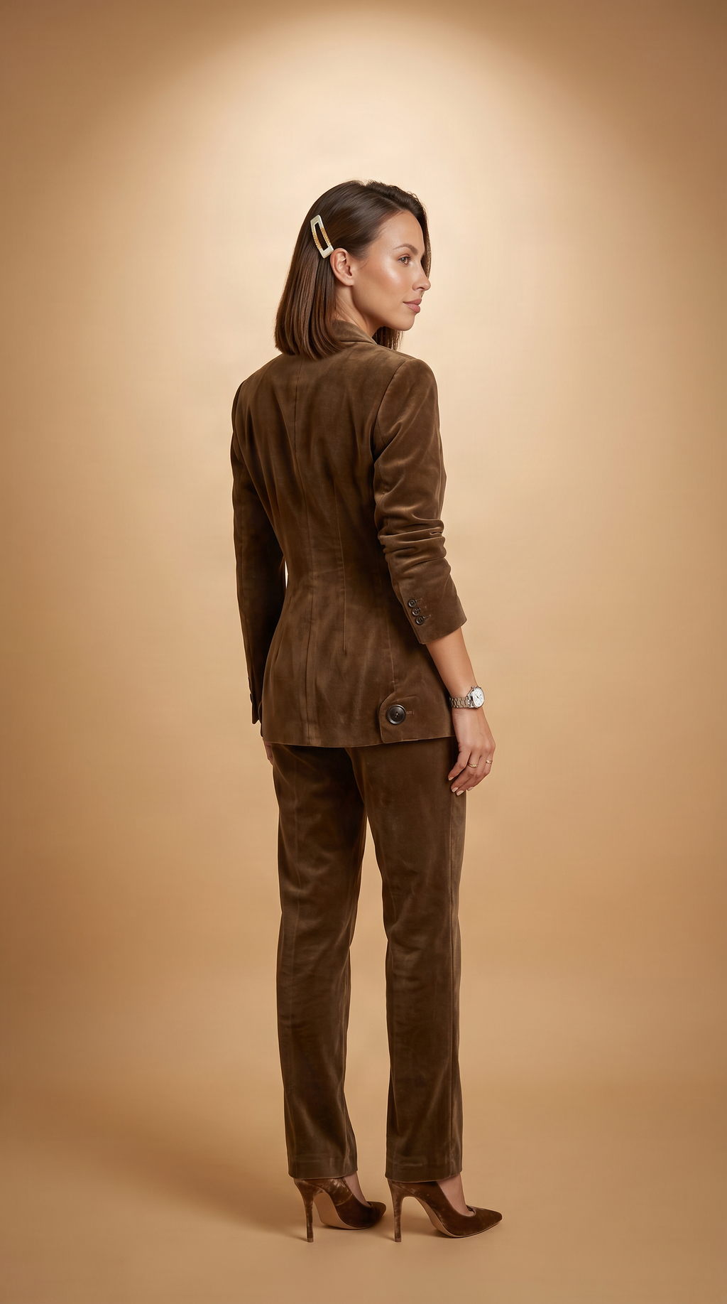 Conjunto Velvet Elegante™ – Americana &amp; Pantalón Wide Leg