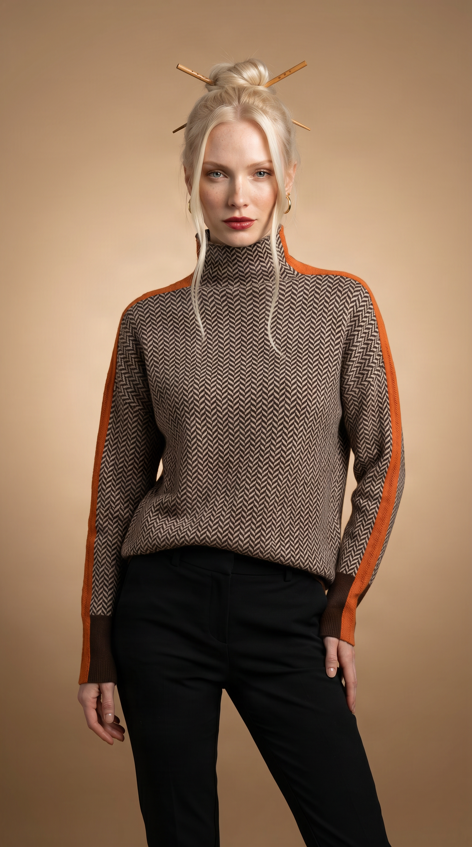 Jersey de cuello alto de Jess
